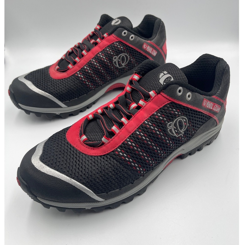 Pearl Izumi X-Alp Seek Mens 11.5 EU 46 MTB Cycling Shoes Black Red SPD 5729 - Picture 9 of 12